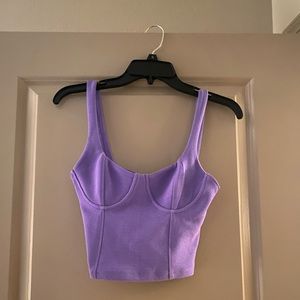 Purple going out top